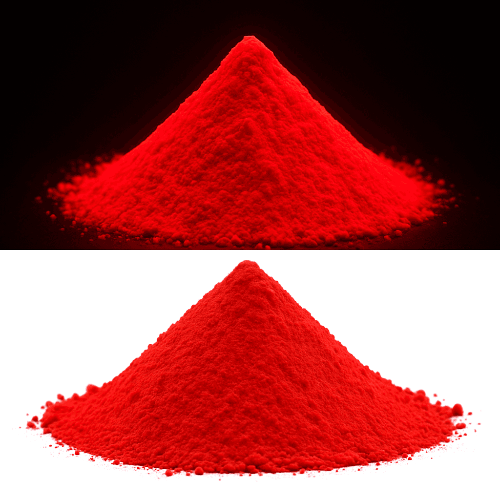 Pigment fluorescent rosu reactiv UV 1000 gr — imagine 1
