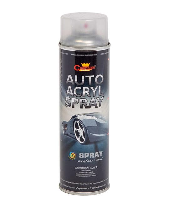 Spray Vopsea Lac Transparent Acrilic Profesiona Champion Color 500ml — imagine 1