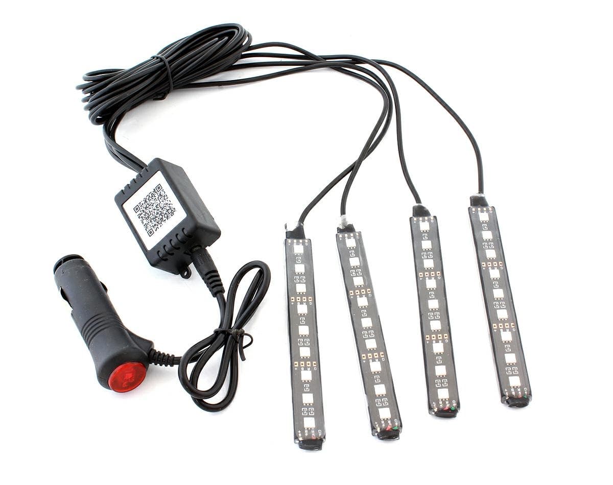 Set de iluminare LED RGB UnderCar Bluetooth 12cm ZD65B — imagine 2