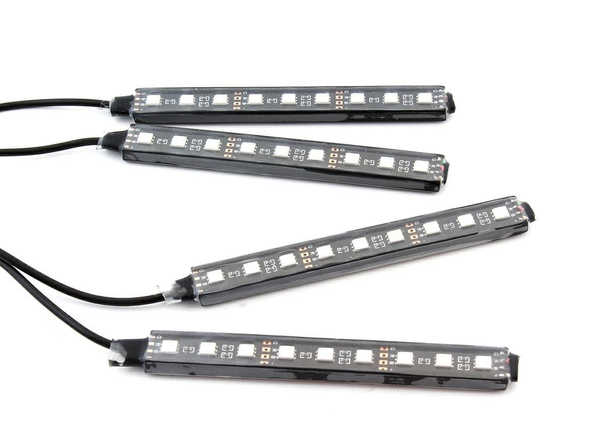 Set de iluminare LED RGB UnderCar Bluetooth 12cm ZD65B — imagine 3