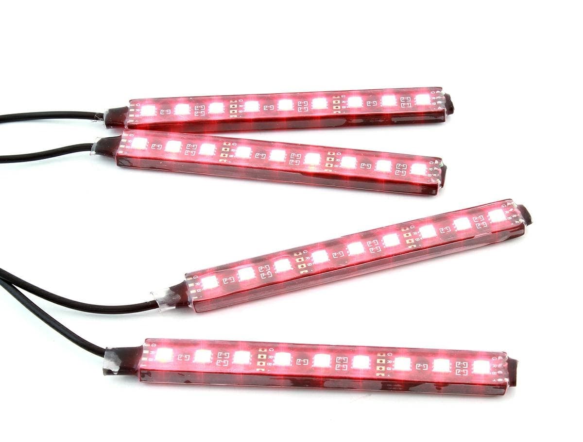 Set de iluminare LED RGB UnderCar Bluetooth 12cm ZD65B — imagine 6