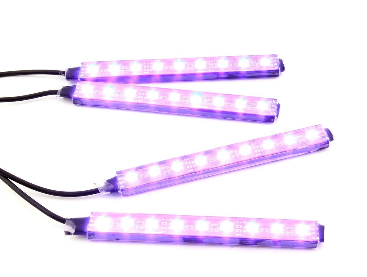 Set de iluminare LED RGB UnderCar Bluetooth 12cm ZD65B — imagine 7