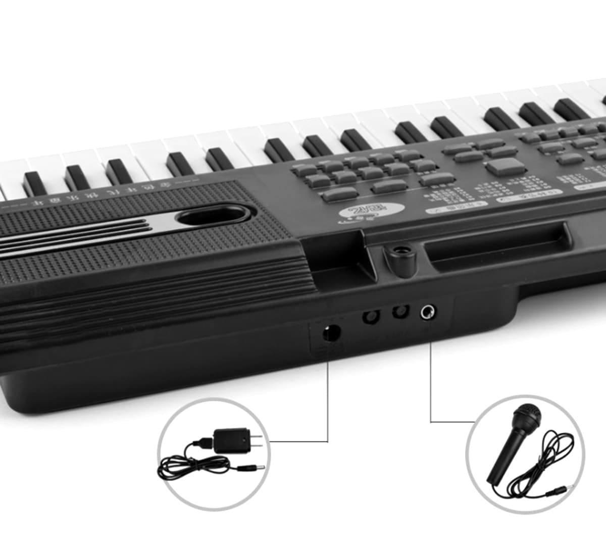 Orga electronica cu 61 de clape si microfon pentru copii — imagine 5