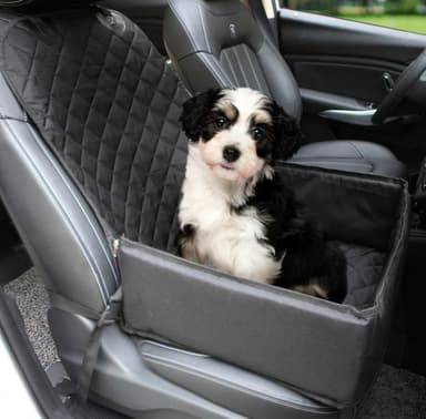 Scaun auto pentru transport animal, neagra