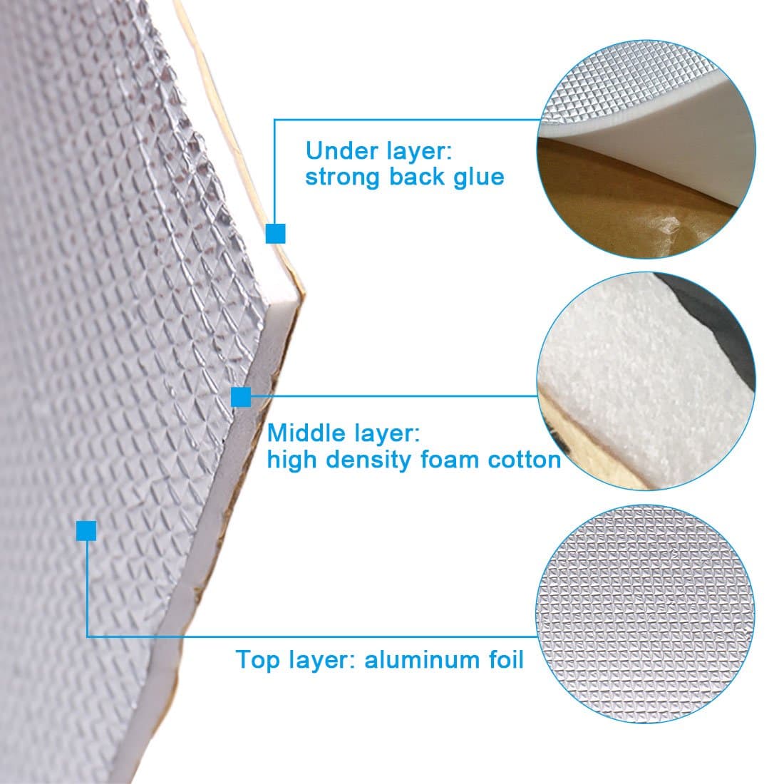Material insonorizant auto cu strat din aluminiu — imagine 5