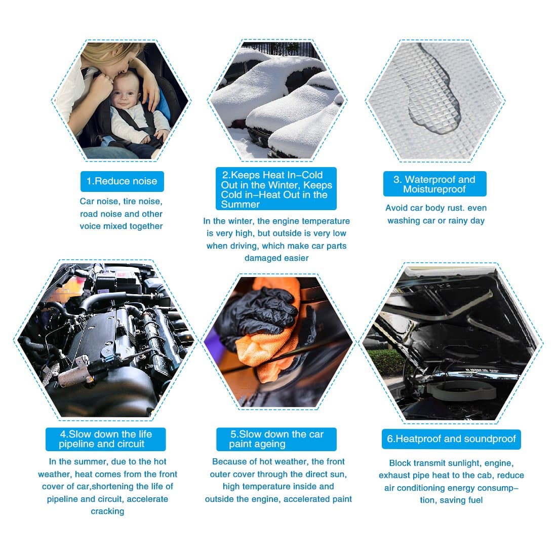 Material insonorizant auto cu strat din aluminiu — imagine 6