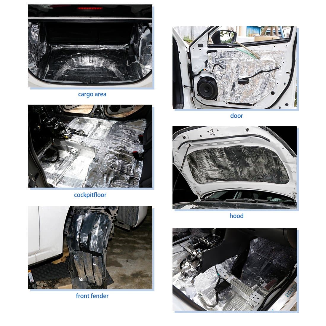 Material insonorizant auto cu strat din aluminiu — imagine 8