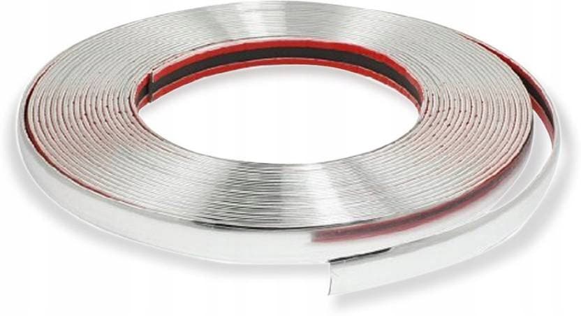 Rola Ornament autoadeziv 20mm x 15m Crom SILVER — imagine 2