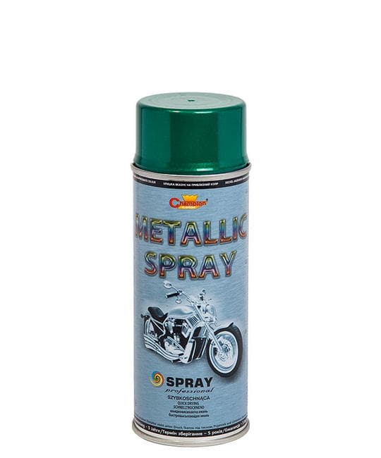 Spray Vopsea Metalizat Acrilic Verde Champion Color 400ml — imagine 1