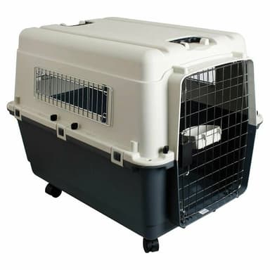 Cusca pentru transport animale Karlie Nommand, marime L, Gri/Alb