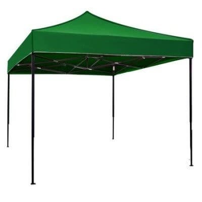 Cort Pavilion Flippy 3x3m Verde Pliabil Cadru Metal — imagine 2