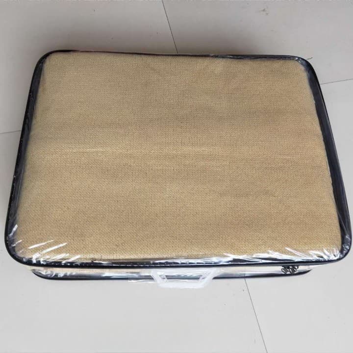 Copertina de soare Flippy Triunghiulara 4x4x4 m Galben — imagine 3