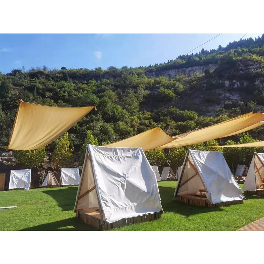 Copertina de soare Flippy Patrata 4x6 m Galben — imagine 3