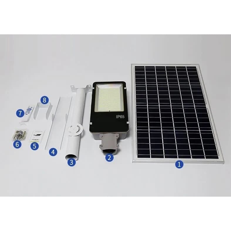 Proiector LED Solar pentru Stalpi, Casa sau Perete, 50W, Panou Solar, IP65 — imagine 2