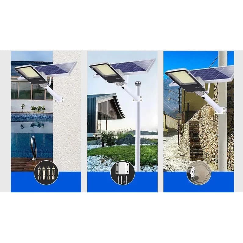 Proiector LED Solar pentru Stalpi, Casa sau Perete, 50W, Panou Solar, IP65 — imagine 3