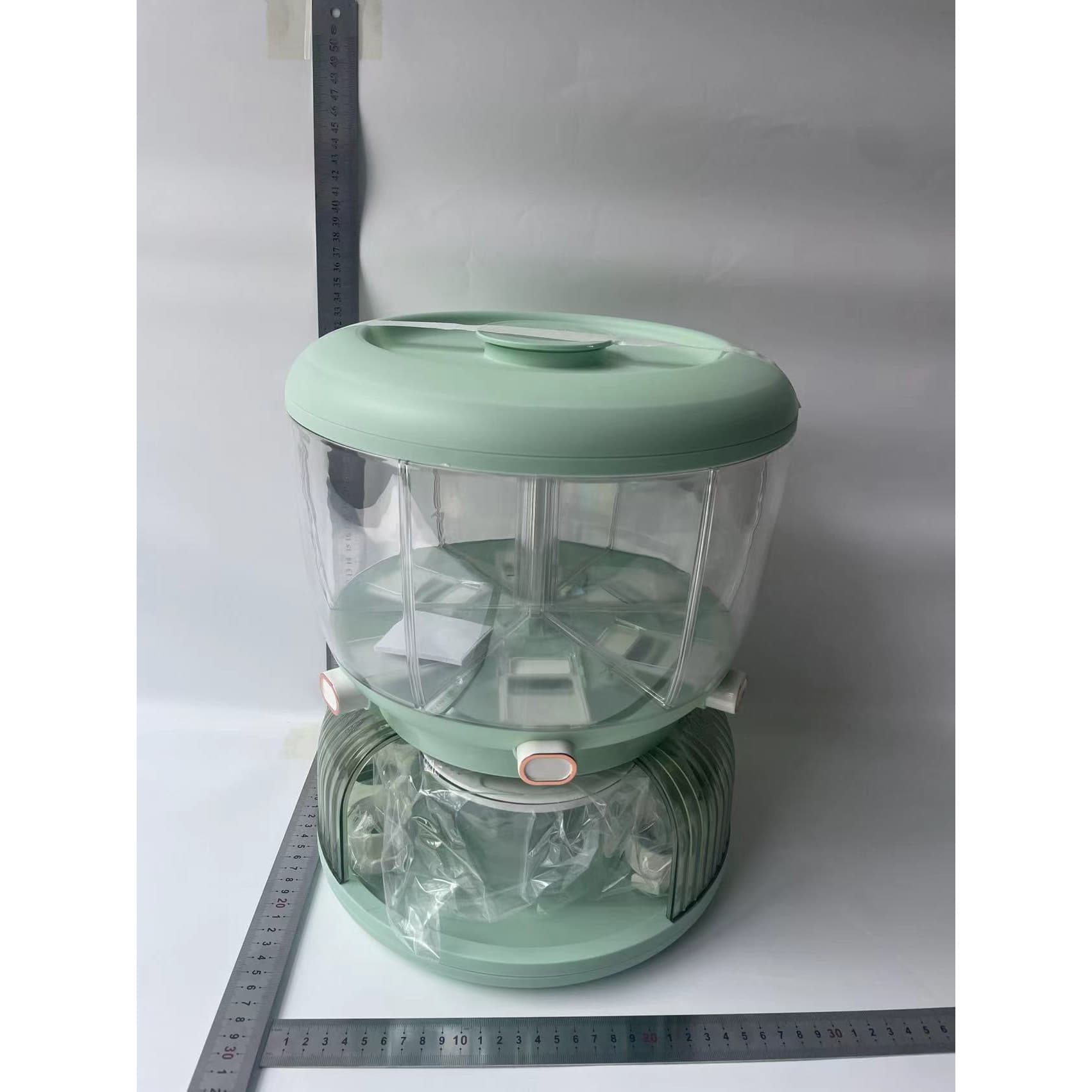 Dozator Etajat de Cereale Flippy Rotativ 360 6 Compartimente Capacitate 10L — imagine 13