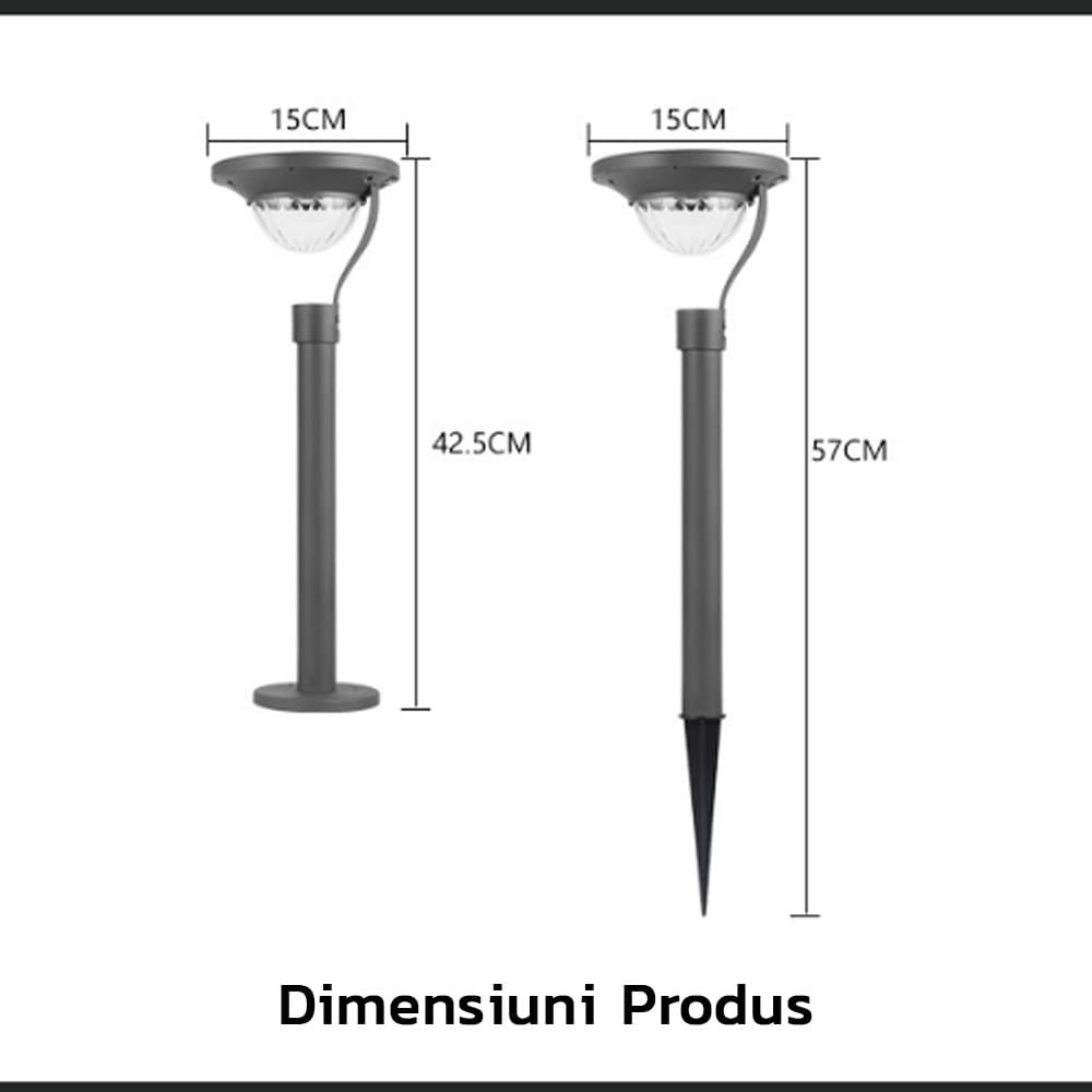 Lampa solara LED cu 2 moduri de fixare, Flippy — imagine 7