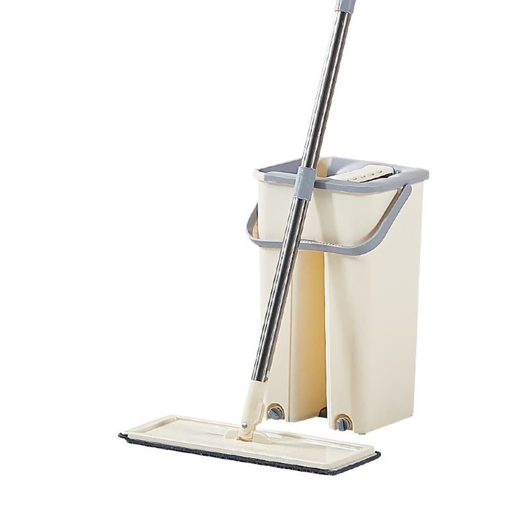 Set de curatenie Flippy mop plat cu galeata de 6 L si rezerve microfibra — imagine 5