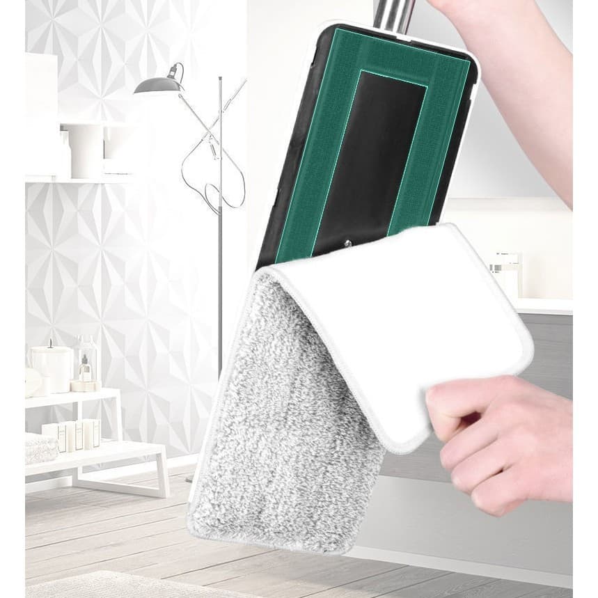 Set de curatenie Flippy mop plat cu galeata de 6 L si rezerve microfibra — imagine 6