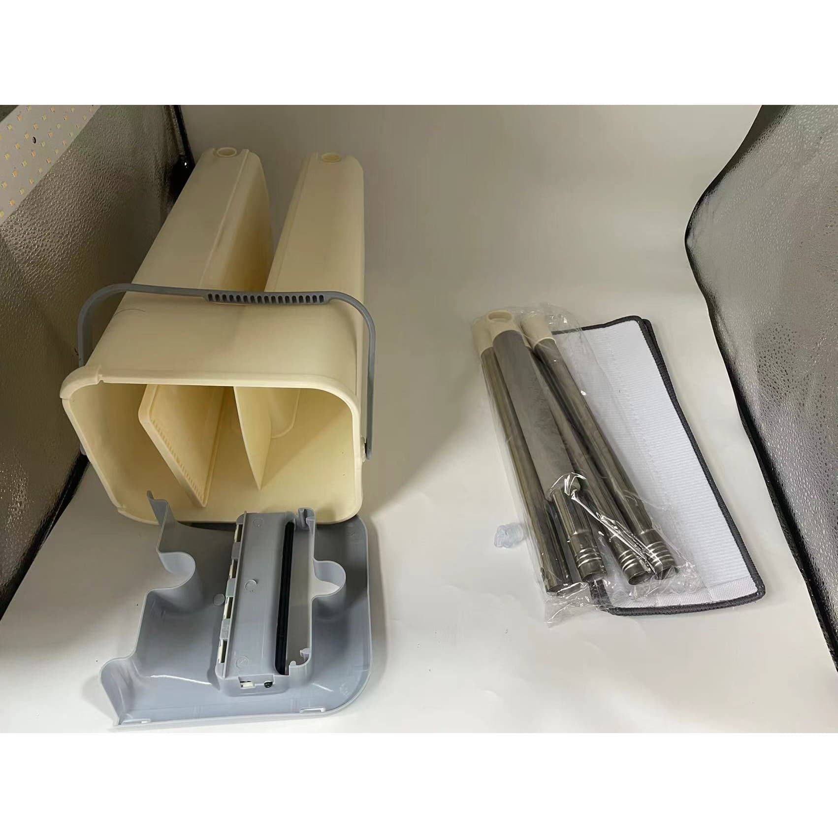 Set de curatenie Flippy mop plat cu galeata de 6 L si rezerve microfibra — imagine 8