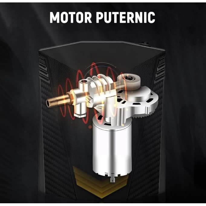 Compresor Auto Portabil Flippy DC 12V 120W 35L/min — imagine 4