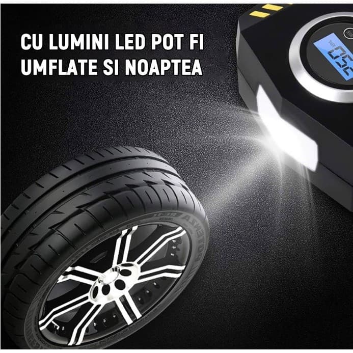 Compresor Auto Portabil Flippy DC 12V 120W 35L/min — imagine 5
