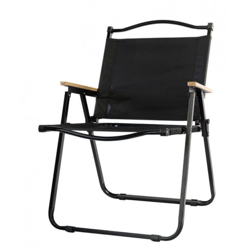 Scaun camping pliabil Flippy Aluminiu Negru — imagine 1