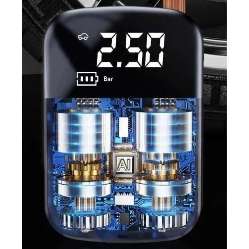 Pompa de Aer Wireless Flippy Portabila 150 PSI Pentru Anvelope si Mingi — imagine 4