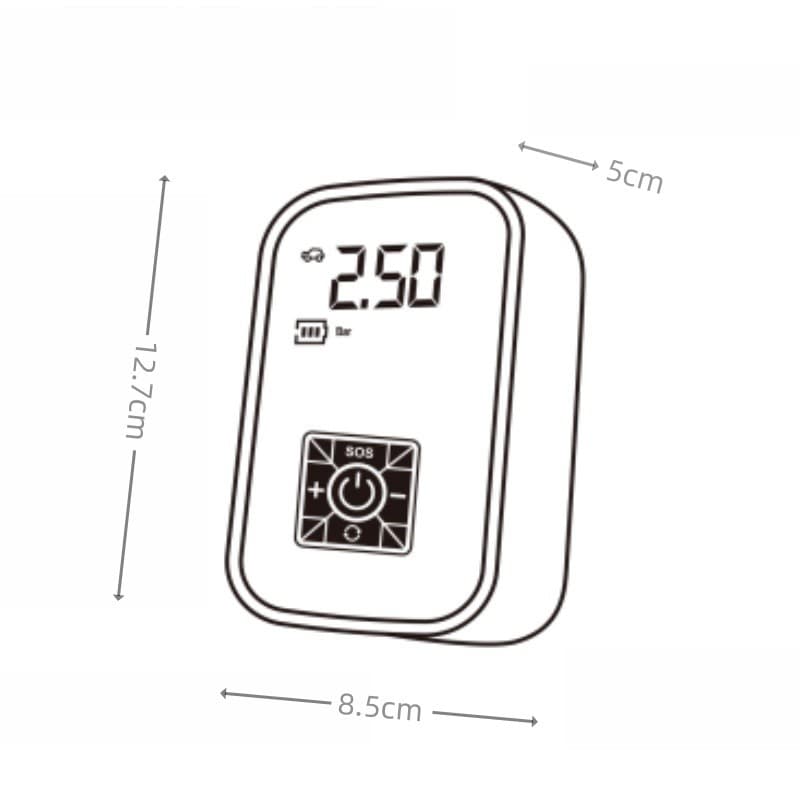 Pompa de Aer Wireless Flippy Portabila 150 PSI Pentru Anvelope si Mingi — imagine 8