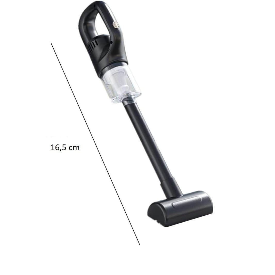 Aspirator Portabil Flippy Fara Fir Incarcare USB Pentru Casa si Masina Autonomie 45 min Negru — imagine 4