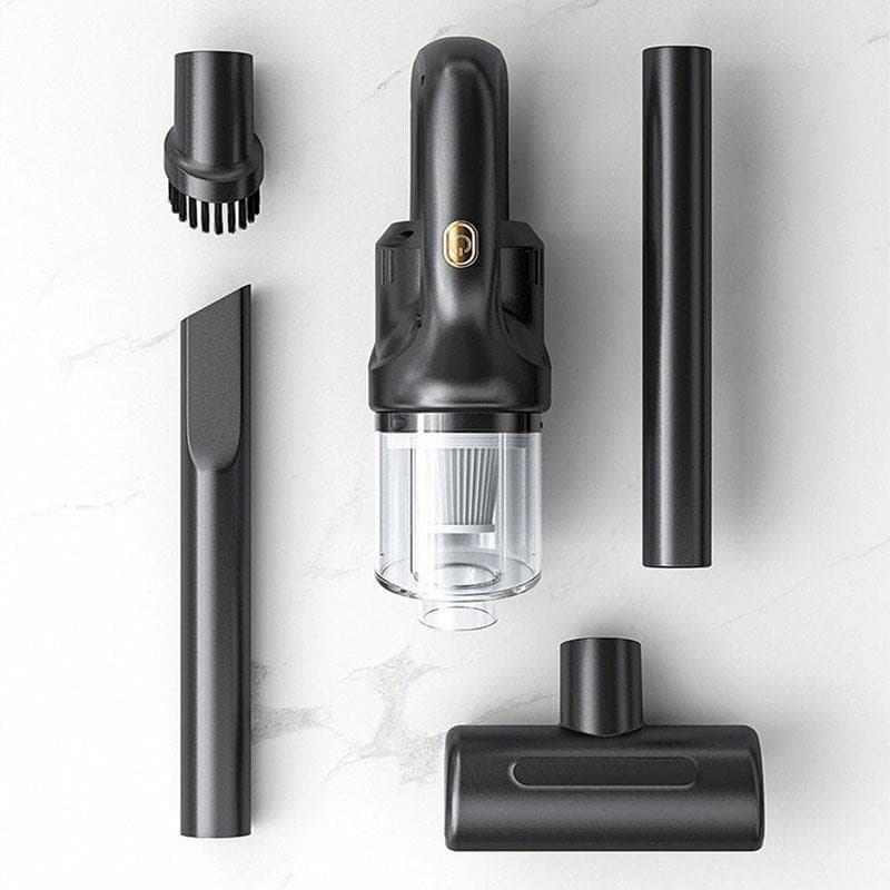 Aspirator Portabil Flippy Fara Fir Incarcare USB Pentru Casa si Masina Autonomie 45 min Negru — imagine 6