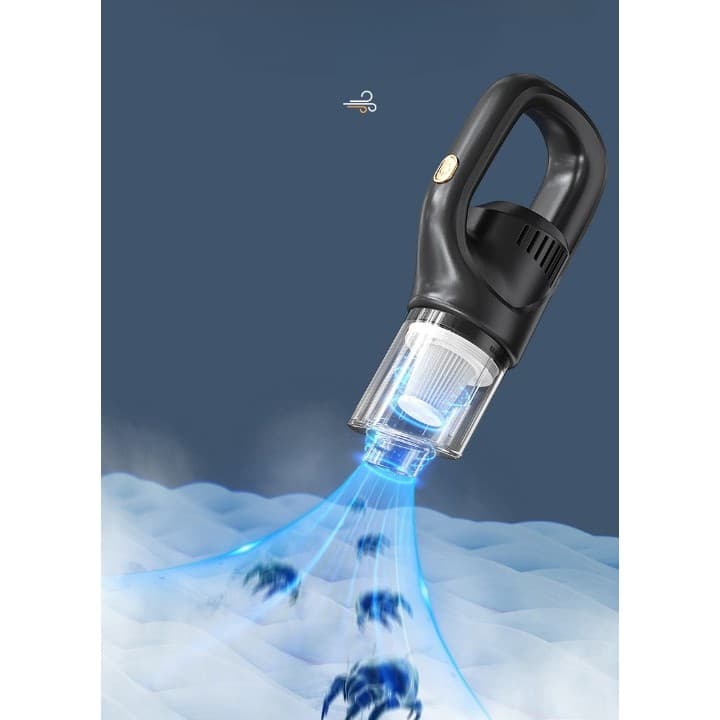 Aspirator Portabil Flippy Fara Fir Incarcare USB Pentru Casa si Masina Autonomie 45 min Negru — imagine 9