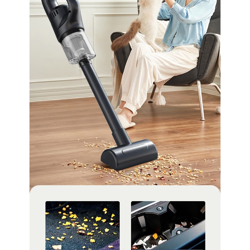 Aspirator Portabil Flippy Fara Fir Incarcare USB Pentru Casa si Masina Autonomie 45 min Negru — imagine 10