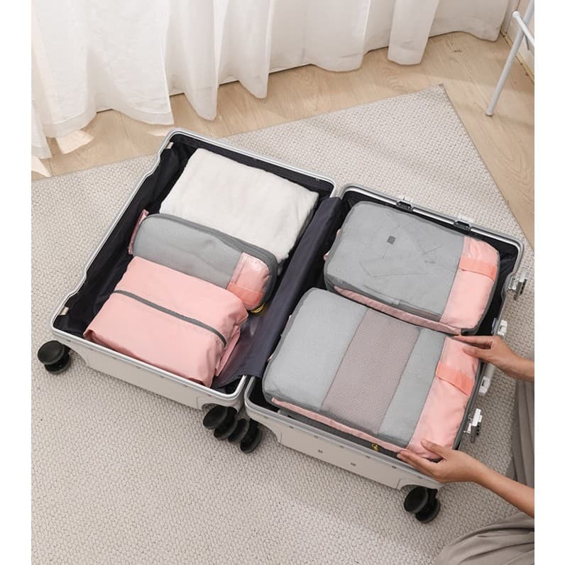 Set de Genti de Calatorie Flippy Compresibile Impermeabile 3 Dimensiuni — imagine 15