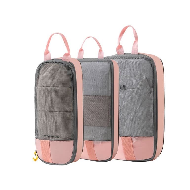 Set de Genti de Calatorie Flippy Compresibile Impermeabile 3 Dimensiuni — imagine 17