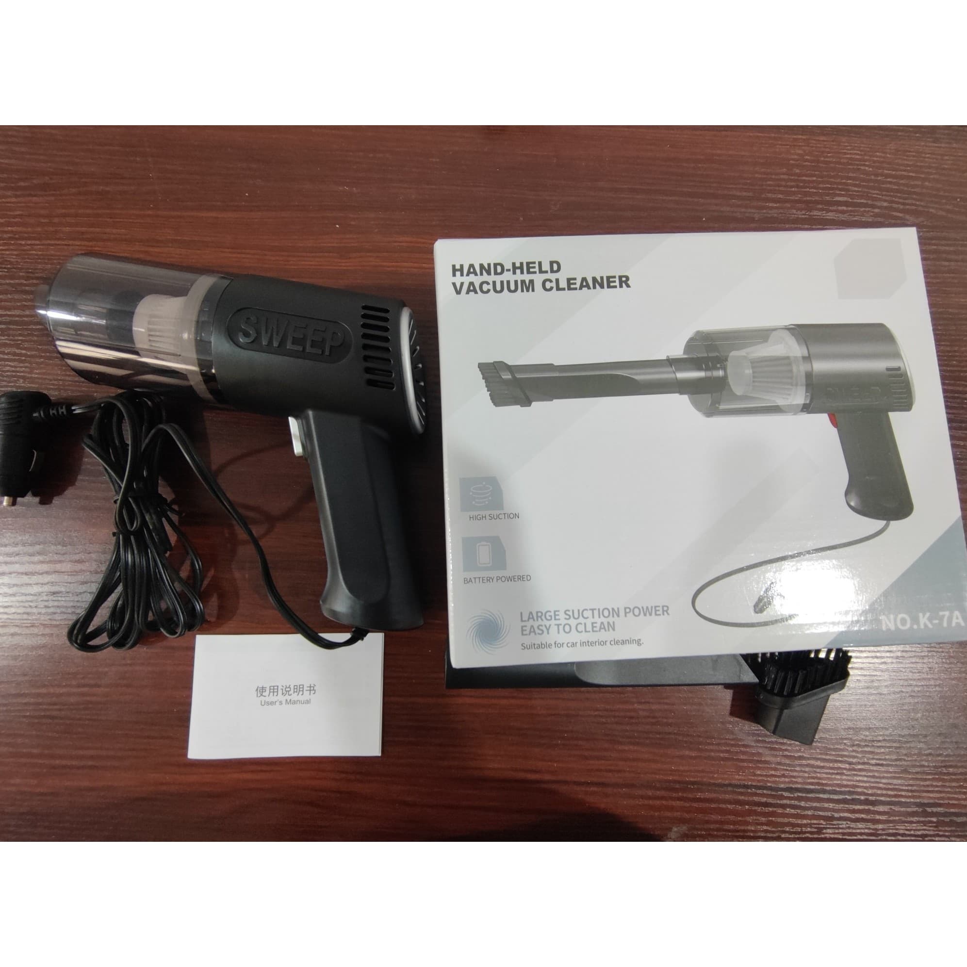 Aspirator Portabil Flippy Tip Pistol K7A — imagine 15