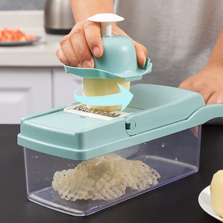 Feliator Multifuncional Flippy 8 in 1 pentru Fructe si Legume — imagine 5