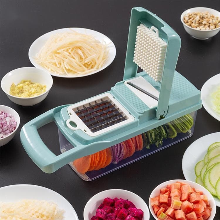 Feliator Multifuncional Flippy 8 in 1 pentru Fructe si Legume — imagine 7