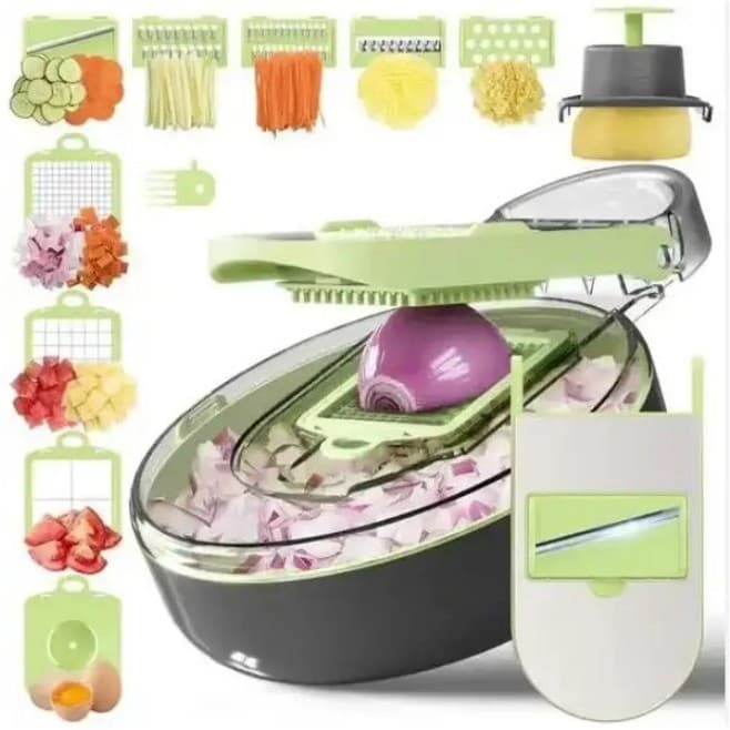 Feliator Multifuncional Flippy 8 in 1 pentru Fructe si Legume — imagine 5