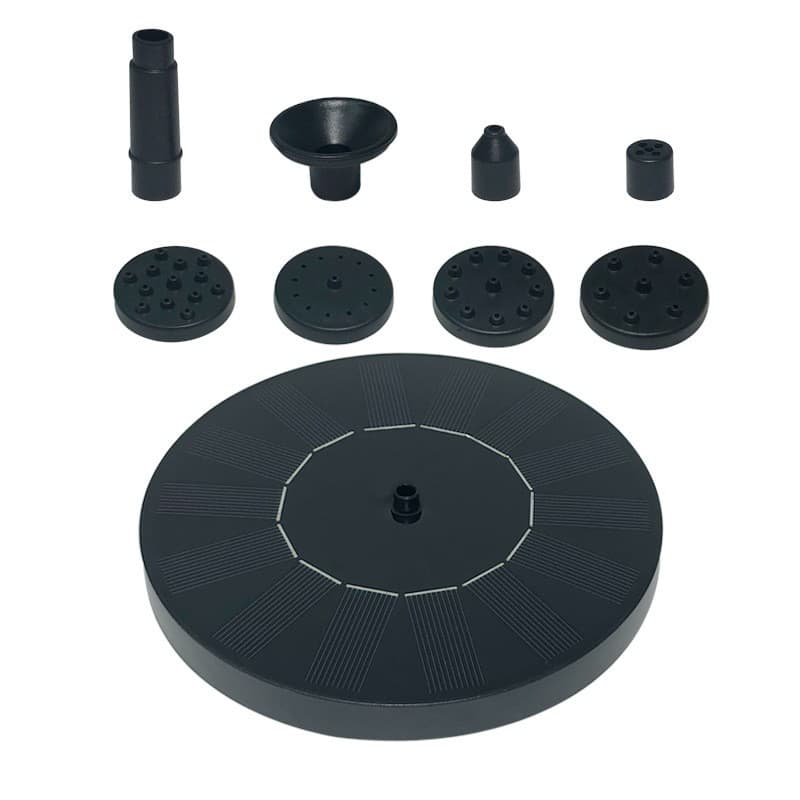 Fantana Arteziana pentru Gradina Rotunda 3 Moduri de Pulverizare Negru 16 cm — imagine 2