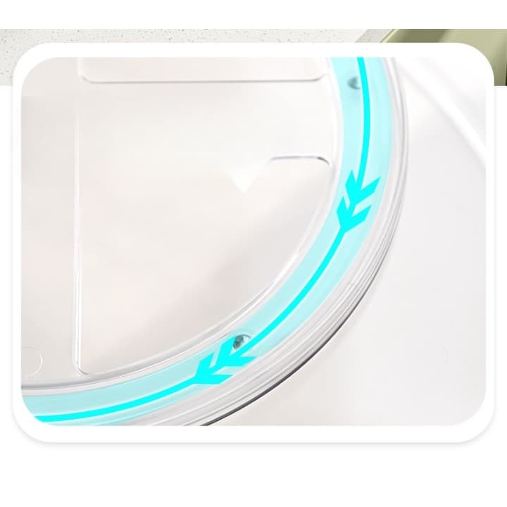 Suport Rotativ Flippy pentru Condimente Rotund Transparent Plastic — imagine 6