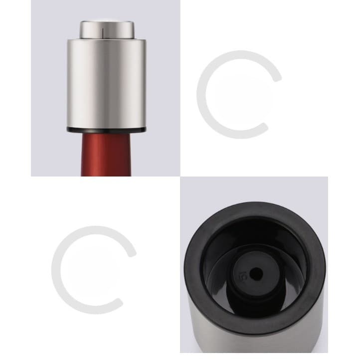 Dop de etansare Flippy pentru sticle de vin, reutilizabil — imagine 4