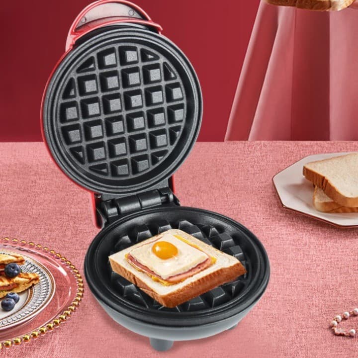 Aparat de Vafe Flippy Mini Multifuncional Rosu — imagine 2