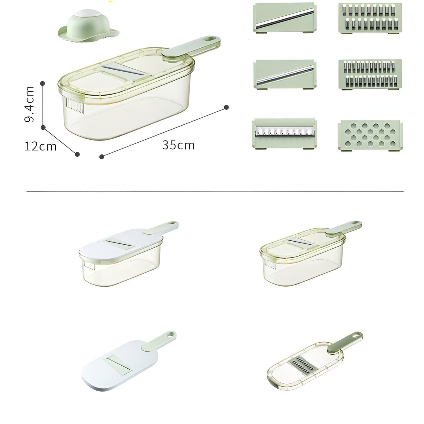 Feliator Multifunctional Flippy 6 in 1 pentru Fructe si Legume — imagine 3
