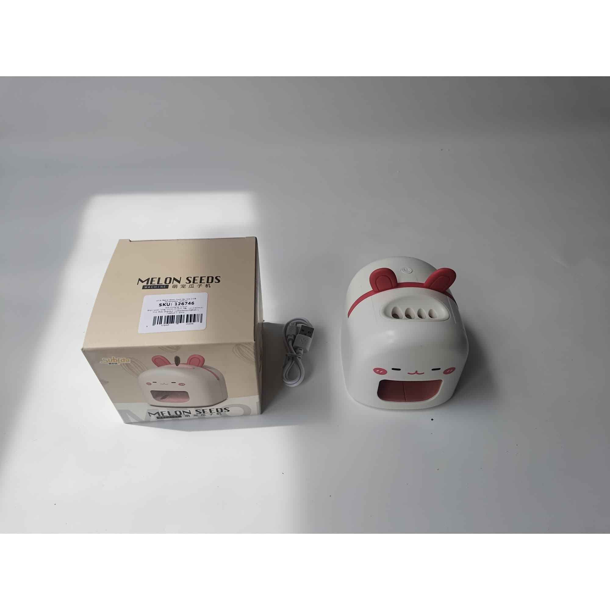 Masina de decojitor semințe Flippy Mini Deschizator Model Iepuras Incarcare USB — imagine 7