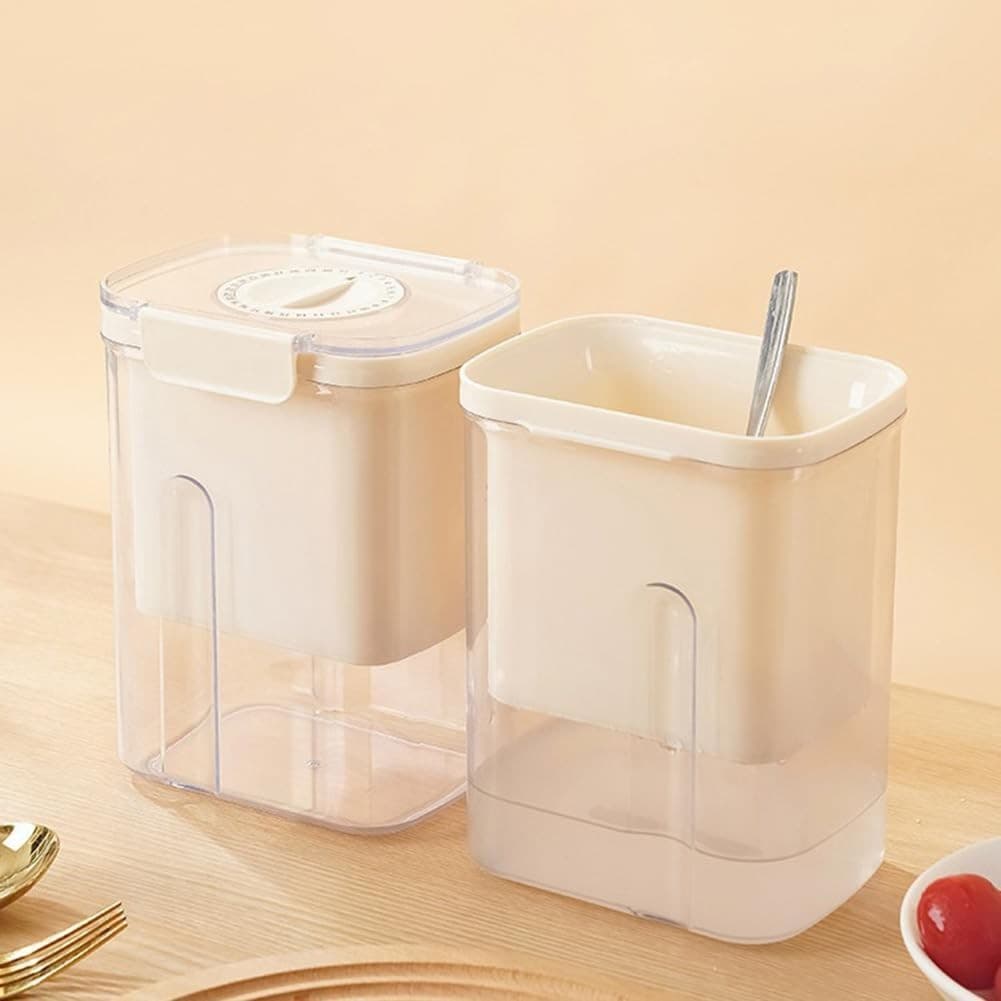 Kit Presa Pentru Branza Flippy Filtru de Iaurt Strecuratoare de Iaurt Grecesc — imagine 4