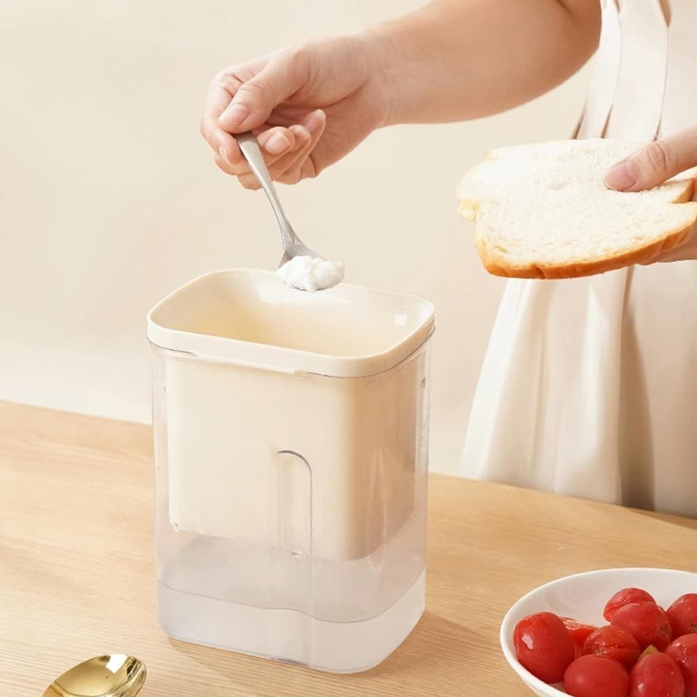 Kit Presa Pentru Branza Flippy Filtru de Iaurt Strecuratoare de Iaurt Grecesc — imagine 6