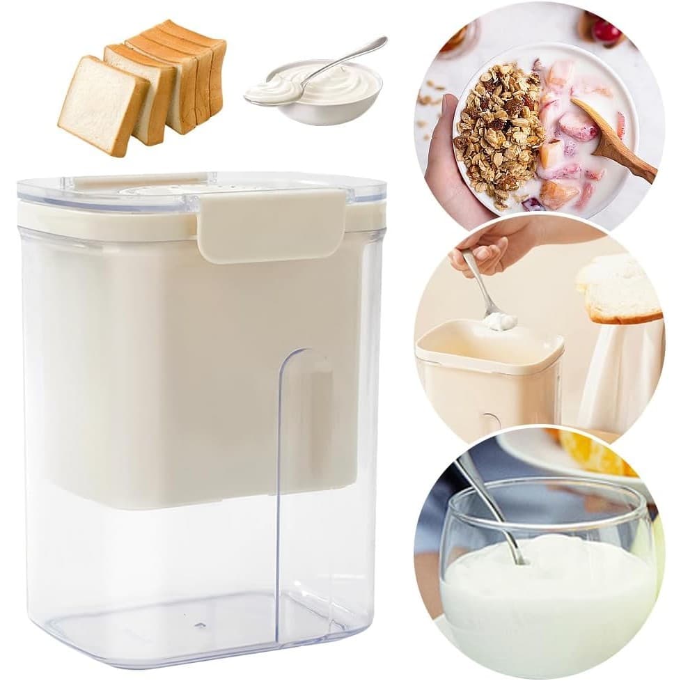 Kit Presa Pentru Branza Flippy Filtru de Iaurt Strecuratoare de Iaurt Grecesc — imagine 8