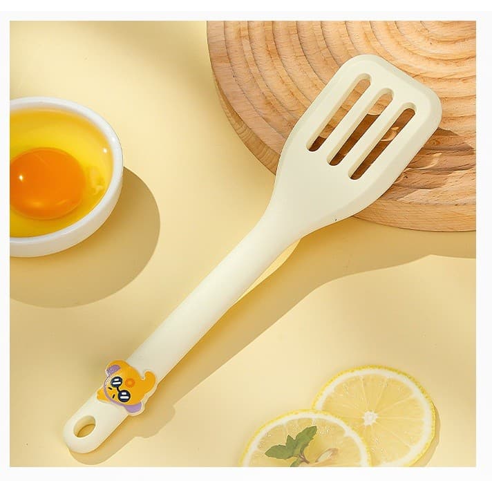 Set 4 Ustensile de Bucatarie pentru Copii Flippy Silicon — imagine 4