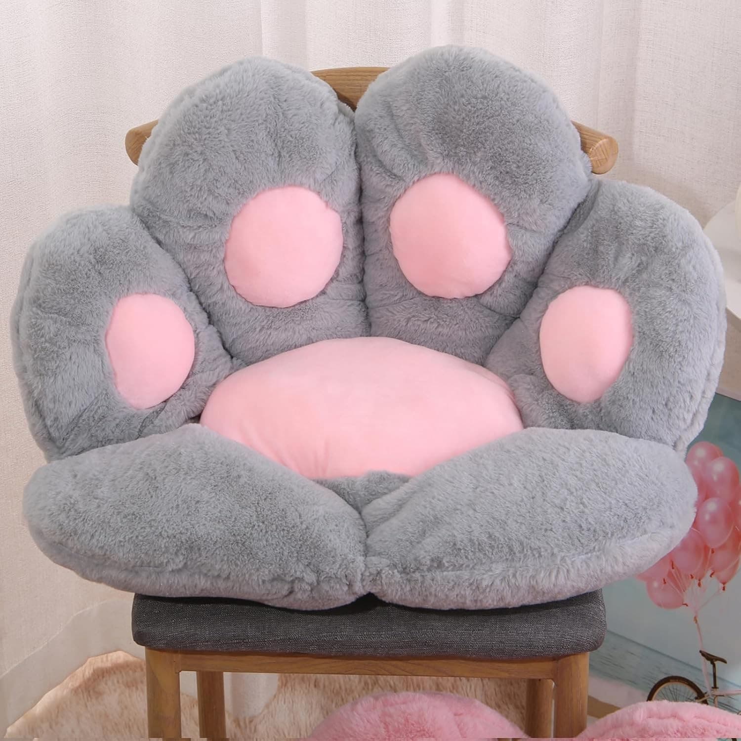 Perna decorativa Laba de Pisica Flippy Gri — imagine 5